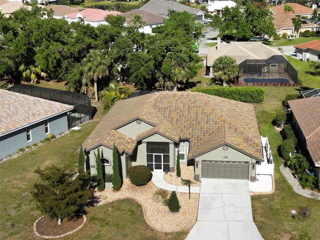 1118 Deardon Dr, Venice, FL 34292 - bird's eye view featuring a residential view