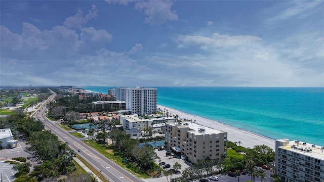 2675 Gulf Of Mexico Dr Unit 403, Longboat Key, FL 34228 - drone / aerial view featuring a water view and a view of city