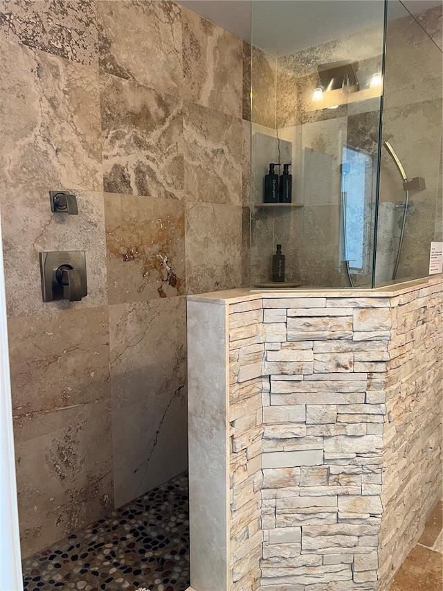 full bath featuring a walk in shower