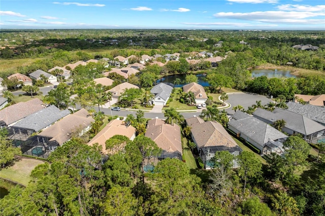 11716 Strandhill Ct, Lakewood Ranch, FL 34202 - bird's eye view with a residential view and a water view