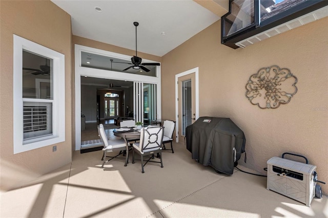 11716 Strandhill Ct, Lakewood Ranch, FL 34202 - view of patio / terrace featuring a grill and outdoor dining area