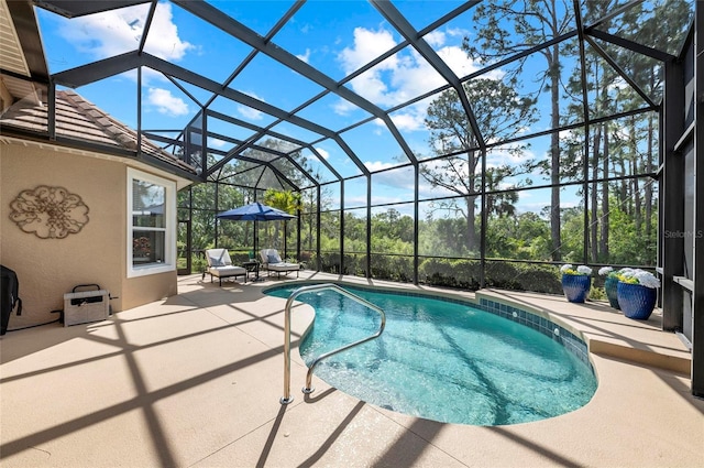 11716 Strandhill Ct, Lakewood Ranch, FL 34202 - pool featuring a lanai and a patio