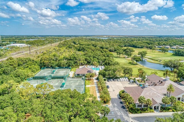 10015 Marbella Dr, Bradenton, FL 34211 - bird's eye view of a nearby body of water and a local golf course