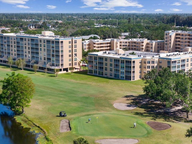 4440 Fairways Blvd Unit 210, Bradenton, FL 34209 - bird's eye view with golf course view and a water view
