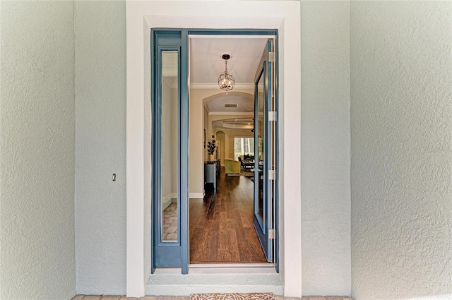 7278 Lismore Ct, Lakewood Ranch, FL 34202 - doorway to property with stucco siding
