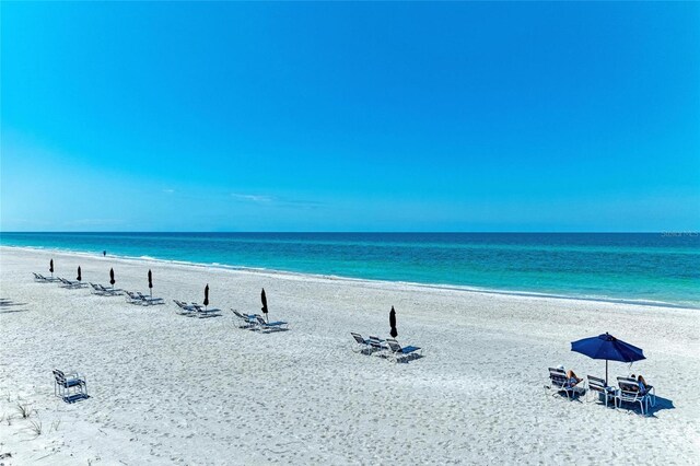 5055 Gulf Of Mexico Dr Unit 422, Longboat Key, FL 34228 - water view featuring a beach view