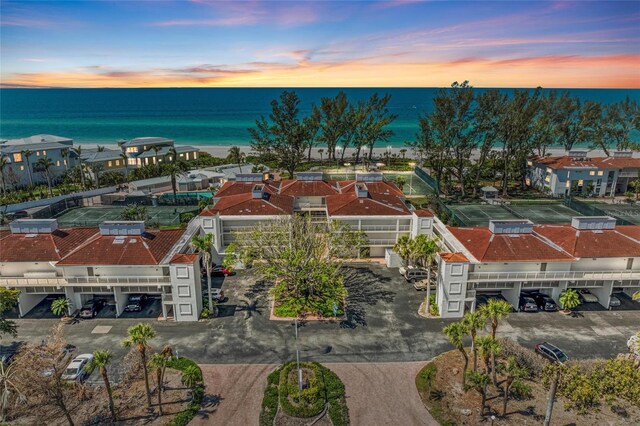 5055 Gulf Of Mexico Dr Unit 422, Longboat Key, FL 34228 - aerial view at dusk with a water view