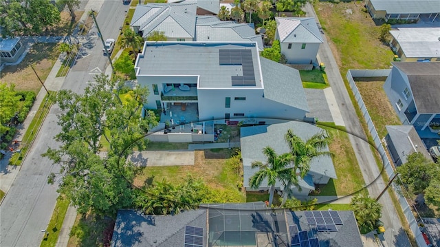 bird's eye view featuring a residential view