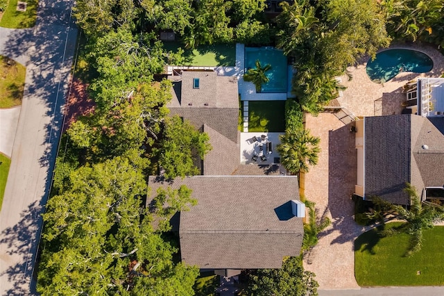 1434 Ladue Ln, Sarasota, FL 34231 - aerial view of property and surrounding area featuring a pool
