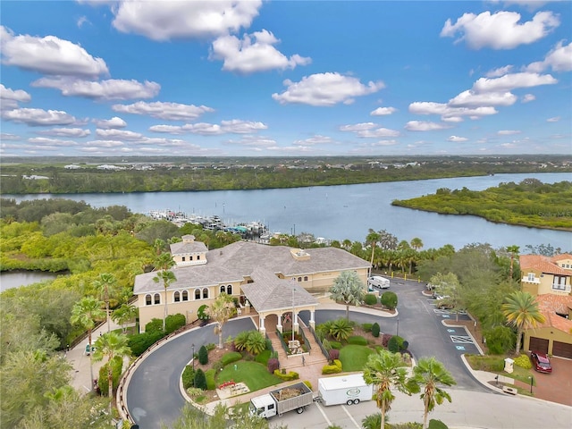 9818 Portside Ter, Bradenton, FL 34212 - birds eye view of property with a water view