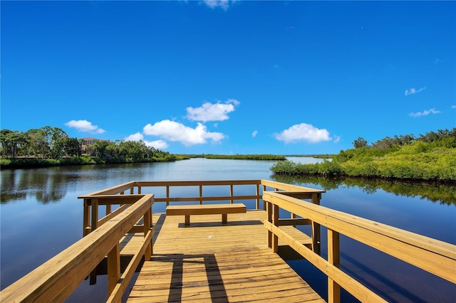 9818 Portside Ter, Bradenton, FL 34212 - dock area with a water view