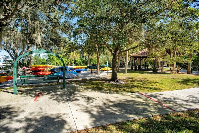 9818 Portside Ter, Bradenton, FL 34212 - surrounding community featuring a lawn and a gazebo