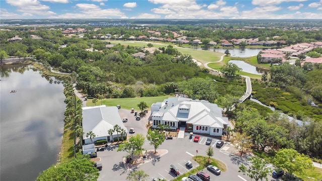 9818 Portside Ter, Bradenton, FL 34212 - aerial view featuring golf course view and a water view