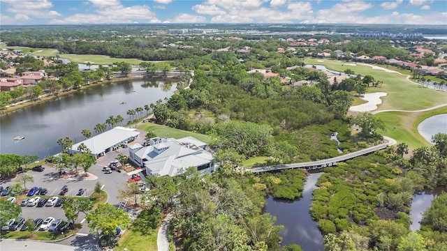 9818 Portside Ter, Bradenton, FL 34212 - aerial view with golf course view and a water view