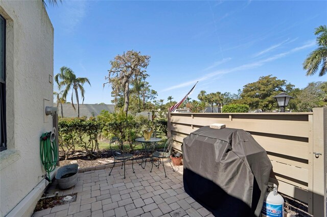 501 Lakeside Dr Unit 501, Bradenton, FL 34210 - view of patio with a grill
