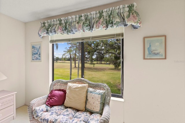 view of sitting room