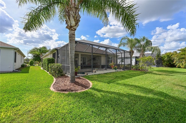 1017 Siberian Gln, Bradenton, FL 34212 - view of yard with a lanai