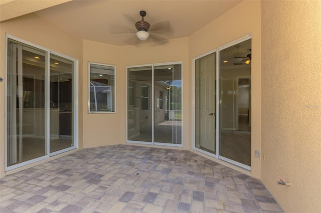 6310 Golden Eye Gln, Lakewood Ranch, FL 34202 - view of patio / terrace with a ceiling fan