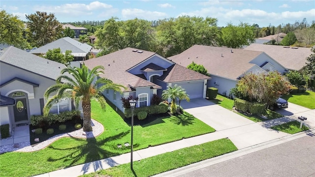 birds eye view of property featuring a residential view