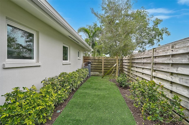 577 Corwood Dr, Sarasota, FL 34234 - view of yard with a fenced backyard