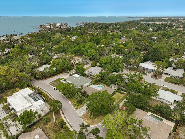577 Corwood Dr, Sarasota, FL 34234 - drone / aerial view with a water view
