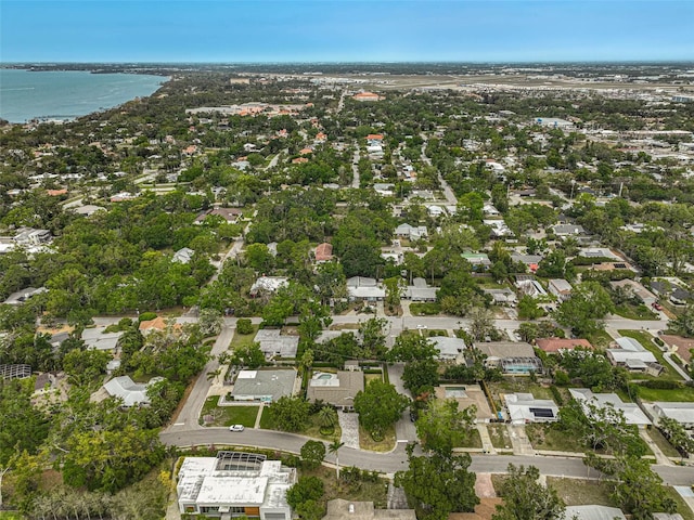 577 Corwood Dr, Sarasota, FL 34234 - birds eye view of property with a water view