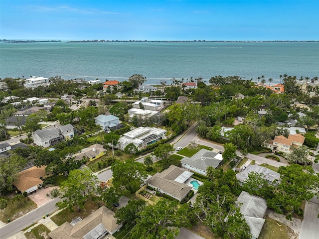577 Corwood Dr, Sarasota, FL 34234 - bird's eye view with a water view
