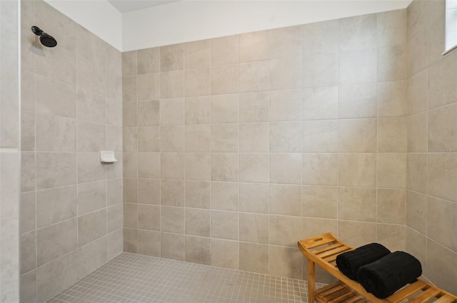 15104 Blue Bay Ter, Lakewood Ranch, FL 34211 - bathroom featuring a tile shower
