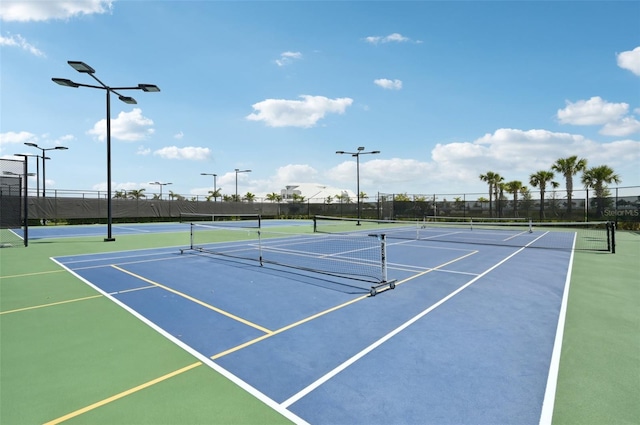 15104 Blue Bay Ter, Lakewood Ranch, FL 34211 - view of tennis court featuring community basketball court