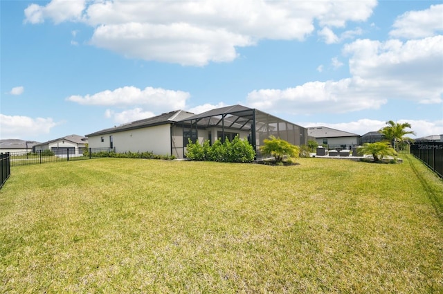 15104 Blue Bay Ter, Lakewood Ranch, FL 34211 - view of yard with glass enclosure