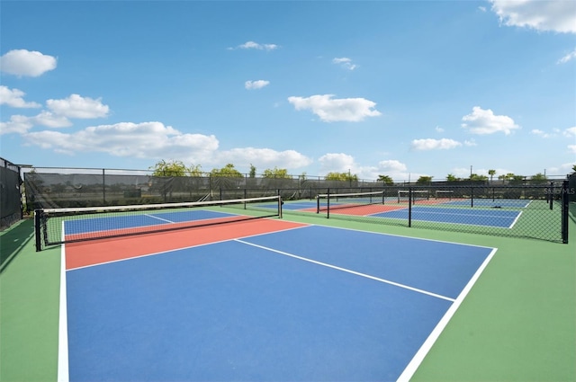 15104 Blue Bay Ter, Lakewood Ranch, FL 34211 - view of tennis court with community basketball court