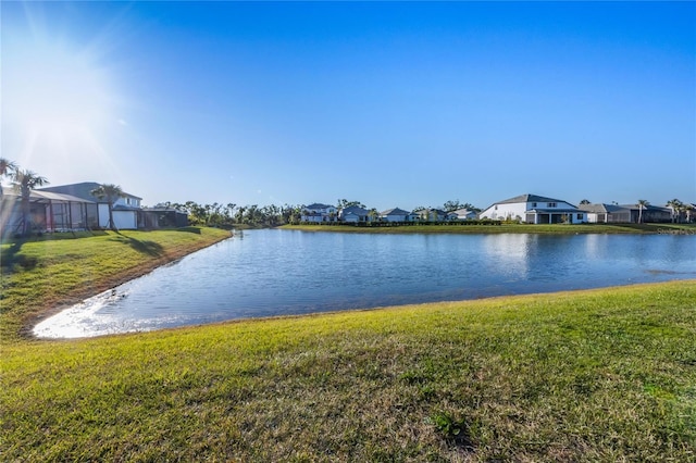 water view with a residential view