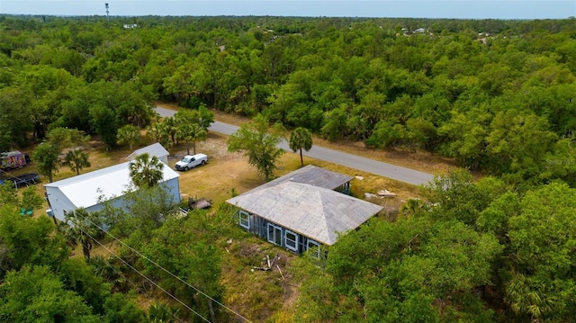 3320 Audette St, Port Charlotte, FL 33948 - birds eye view of property with a forest view