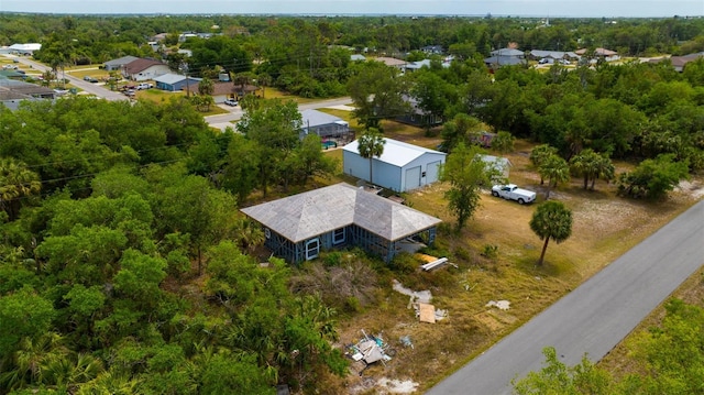 3320 Audette St, Port Charlotte, FL 33948 - drone / aerial view with a wooded view