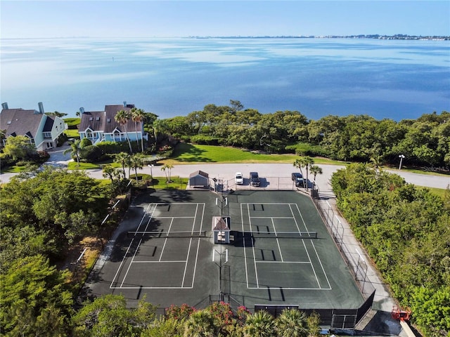 71 Tidy Island Blvd, Bradenton, FL 34210 - birds eye view of property featuring a water view