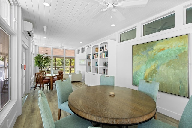 71 Tidy Island Blvd, Bradenton, FL 34210 - sunroom with a wall mounted AC