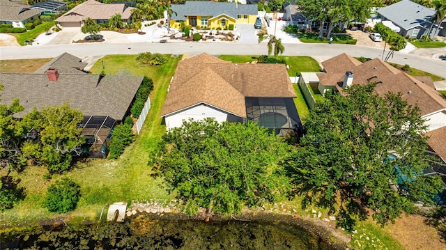 aerial view featuring a residential view