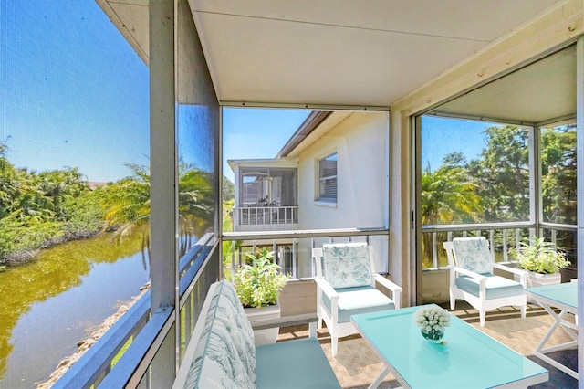 2839 Swifton Dr Unit 28, Sarasota, FL 34231 - balcony with a water view