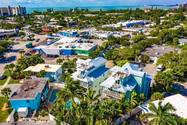 336 Avenida De Mayo, Sarasota, FL 34242 - bird's eye view featuring a water view