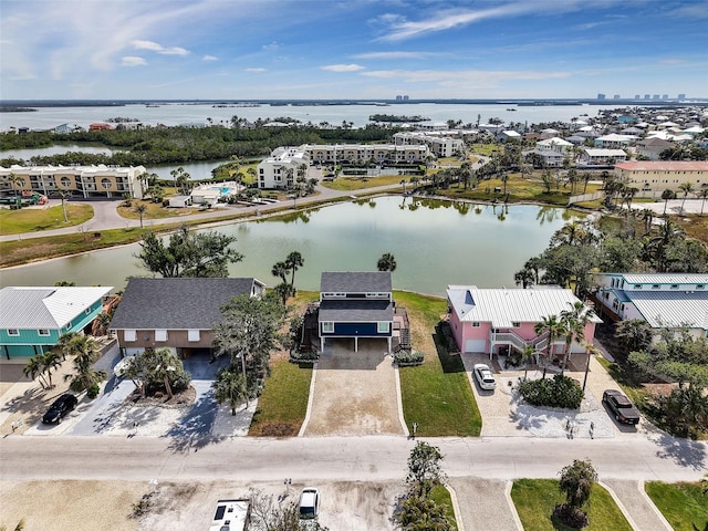 21687/689 Indian Bayou Dr, Fort Myers Beach, FL 33931 - aerial view featuring a water view