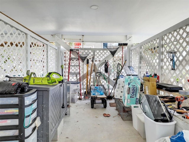 21687/689 Indian Bayou Dr, Fort Myers Beach, FL 33931 - interior space featuring washer / clothes dryer