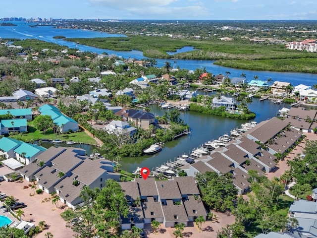 1233 Dockside Pl Unit 207, Sarasota, FL 34242 - aerial perspective of suburban area featuring a nearby body of water