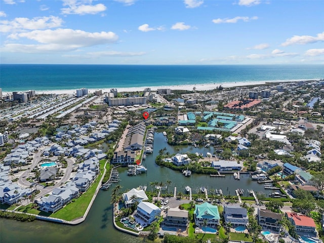 1233 Dockside Pl Unit 207, Sarasota, FL 34242 - drone / aerial view of a large body of water