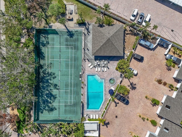 1233 Dockside Pl Unit 207, Sarasota, FL 34242 - aerial view of property's location featuring a pool area