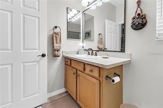 4136 Cascade Falls Dr, Sarasota, FL 34243 - bathroom with vanity and tile patterned floors