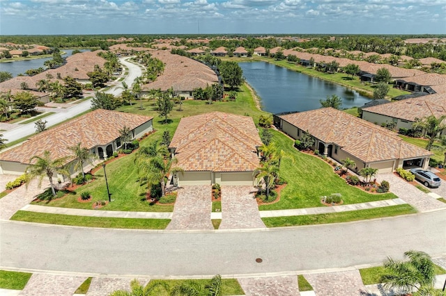 19889 Benissimo Dr, Venice, FL 34293 - drone / aerial view with a water view and a residential view