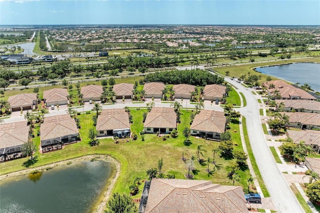 19889 Benissimo Dr, Venice, FL 34293 - drone / aerial view featuring a residential view and a water view