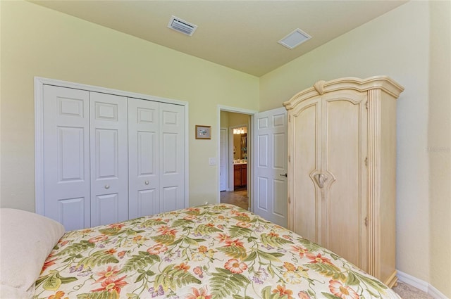 19889 Benissimo Dr, Venice, FL 34293 - unfurnished bedroom with a closet, baseboards, and visible vents