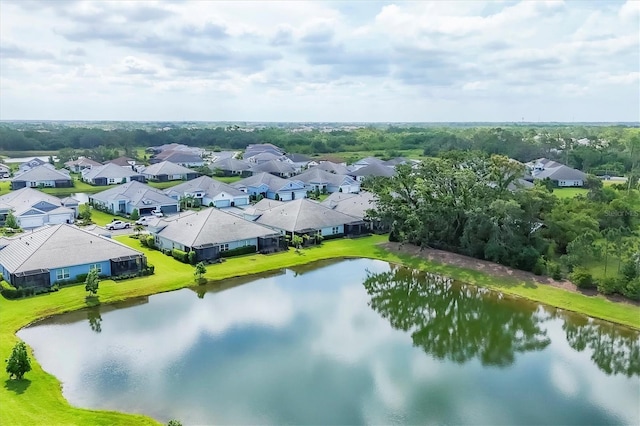 2628 Sapphire Blue Ln, Bradenton, FL 34211 - aerial perspective of suburban area with a large body of water