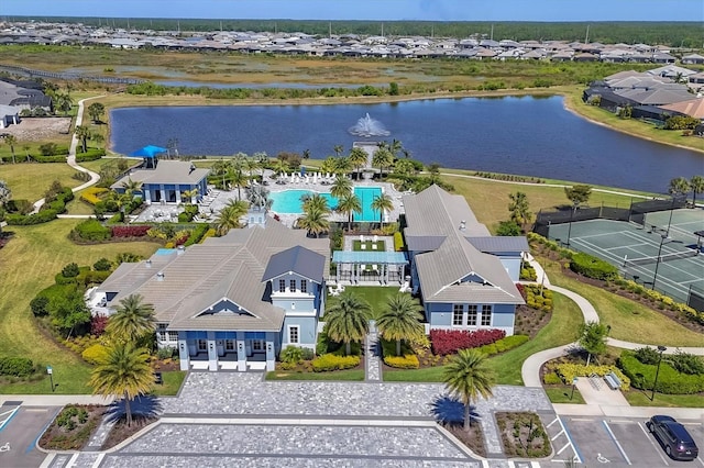 17675 Azul Dr, Lakewood Ranch, FL 34202 - aerial view featuring a water view